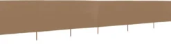 Tuulensuojakangas 6 paneelilla 800 x 80 cm ruskeanharmaa