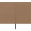 Tuulensuojakangas 6 paneelilla 800x160 cm ruskeanharmaa
