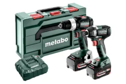 Työkalupaketti Metabo Combo Set 2.8.4 18V sisältää 2x5.2Ah akut ja laturin SC 30