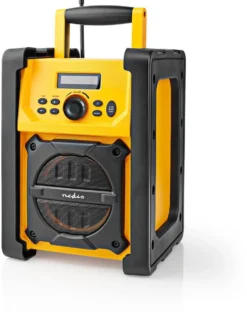 Työmaaradio Nedis, digitaalinen FM, IPx5