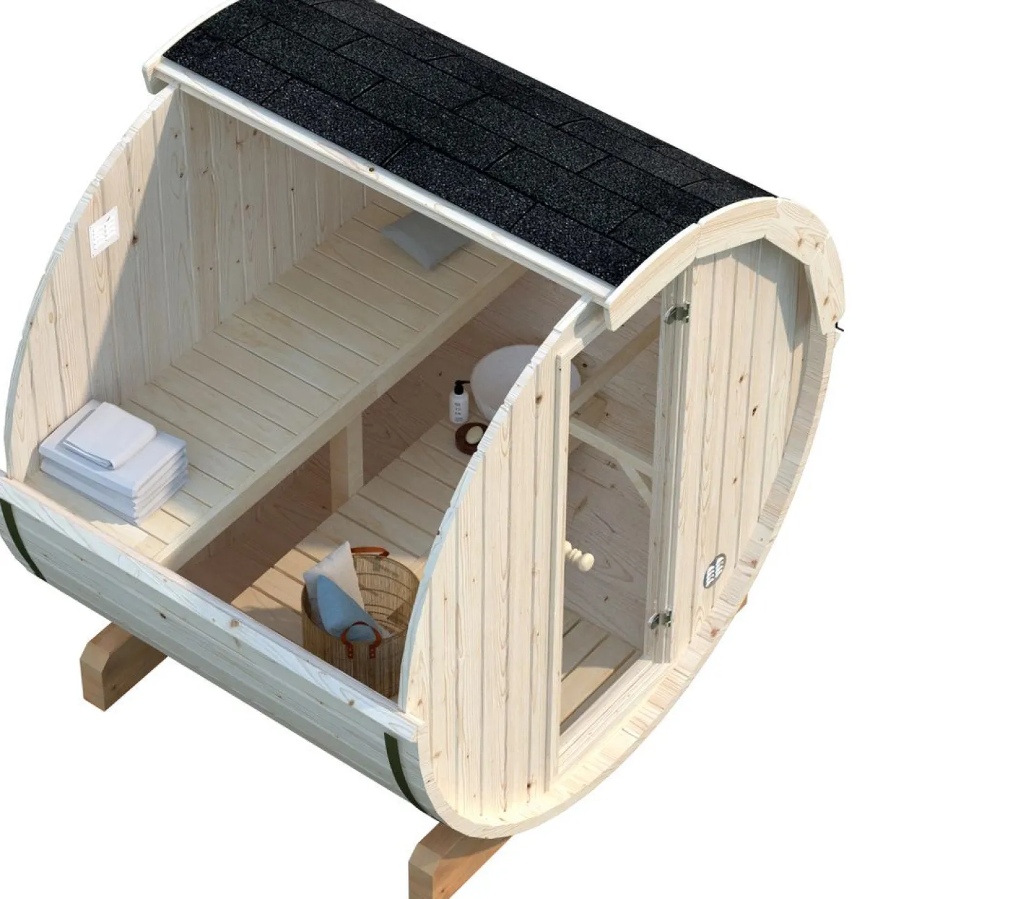 Tynnyrisauna Palmako Anita 0,9 m²