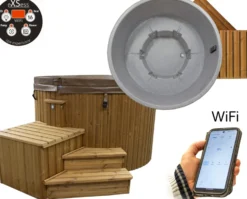 Ulkoporeallas SpaDealers TopSpa xs Wifi 6 hlöä brown/grey marble
