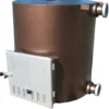 Ulkopuolinen kamina Kirami Tube Alu 40kW