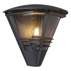 Ulkoseinävalaisin Globo Salla 60W musta