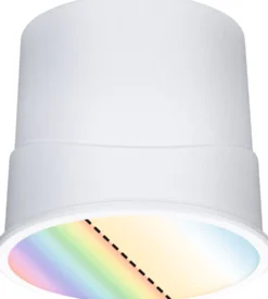 Upotettava LED-moduuli Paulmann Base Coin, Smart Home Zigbee 3.0, Ø50mm, RGBW+, himmennettävä, satiini