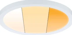 Upotettava LED-paneeli Paulmann VariFit Areo, IP44, Ø17.5cm, 13W, säädettävä värilämpötila, eri värejä