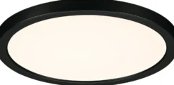 Upotettava LED-paneeli Paulmann VariFit Areo, IP44, Ø175mm, 13W, 3000K, musta