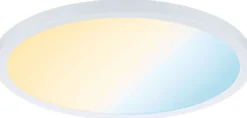 Upotettava LED-paneeli Paulmann VariFit Areo, Smart Home Zigbee 3.0, IP44, Ø23cm, 16W, säädettävä värilämpötila, eri värejä