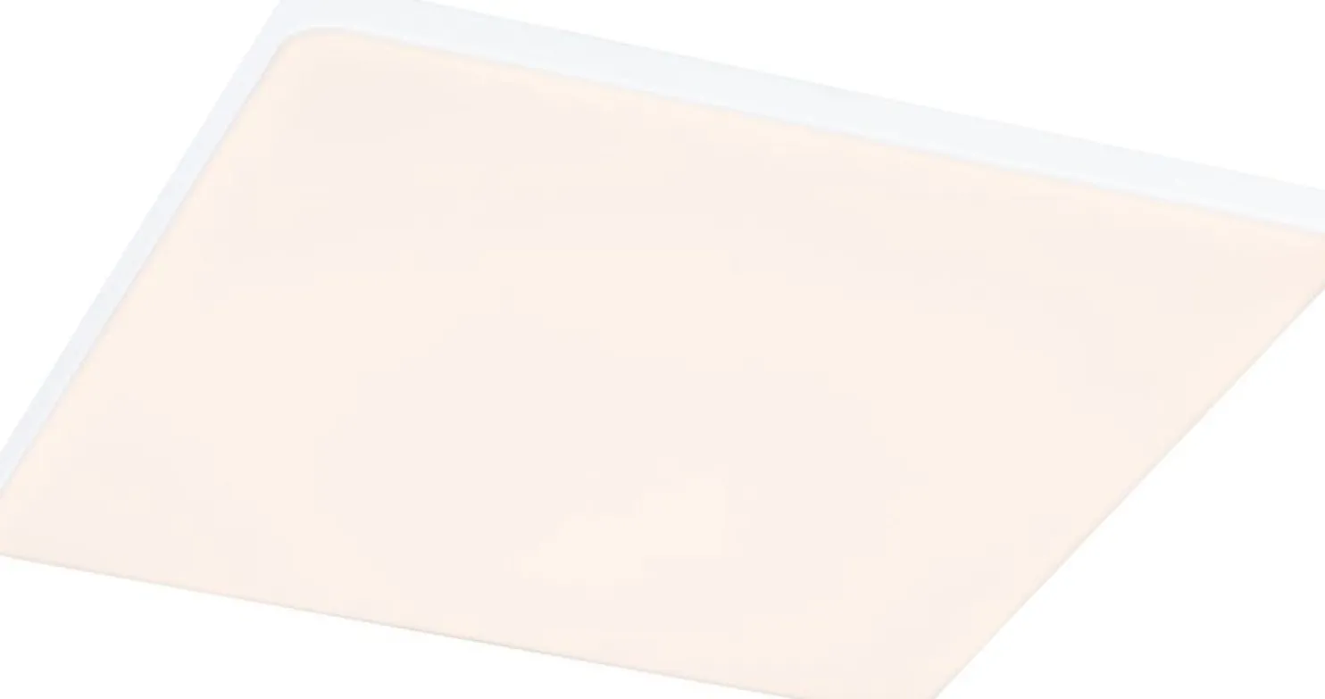 Upotettava LED-paneeli Paulmann VariFit Veluna Edge, IP44, 20x20cm, 17W, 3000K, himmennettävä, valkoinen