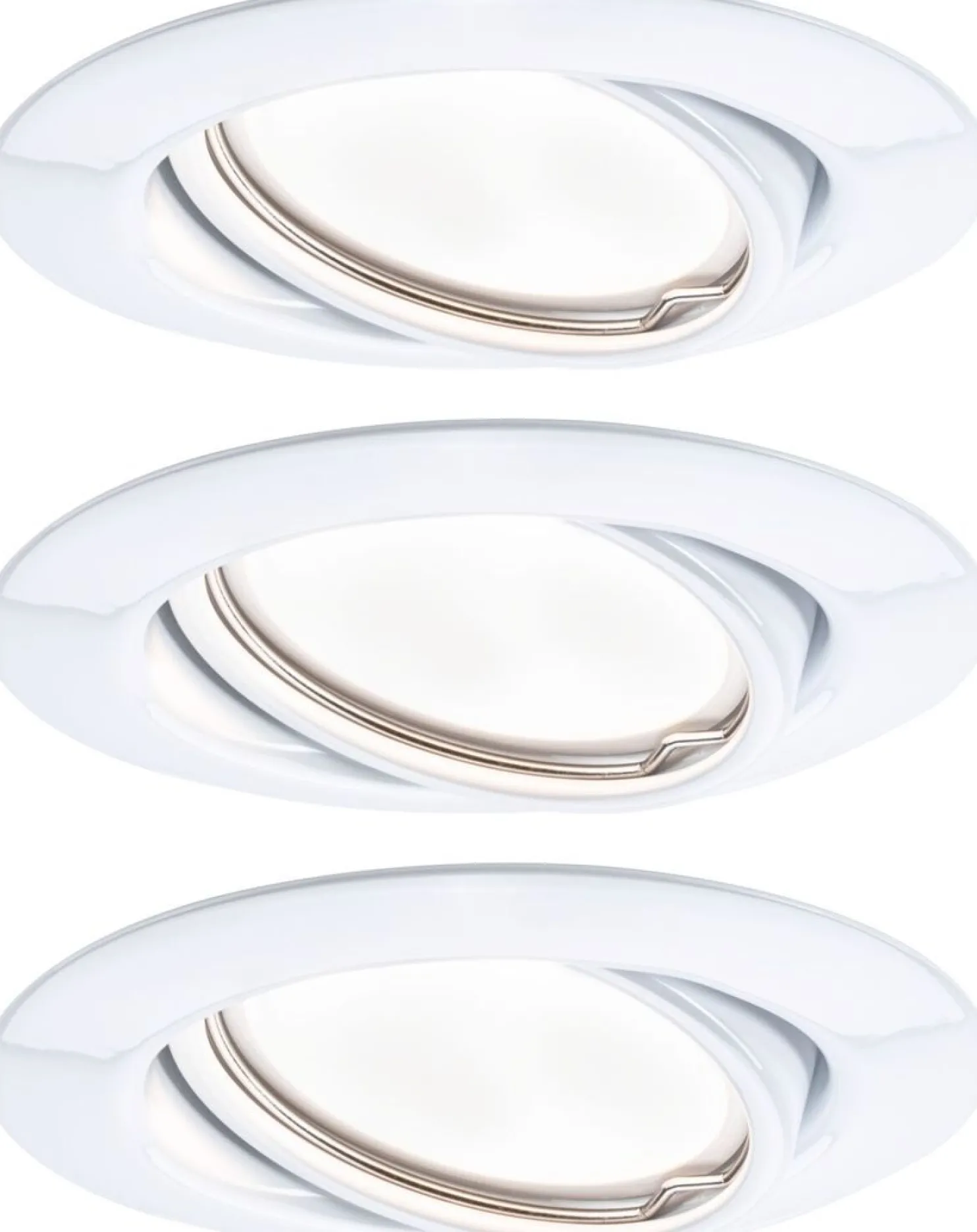 Upotettava LED-valaisin Paulmann Base, 3kpl, Ø 90mm, GU10, 5W, 350lm, 3000K, eri värejä