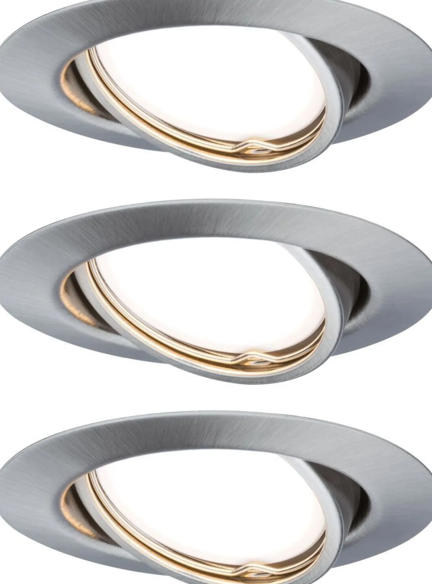 Upotettava LED-valaisin Paulmann Base, 3kpl, Ø 90mm, GU10, 5W, 350lm, 3000K, eri värejä