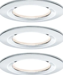 Upotettava LED-valaisin Paulmann Nova Rigid, 3kpl, IP44, Ø78mm, GU10, 6.5W, 460lm, 2700K, eri värejä