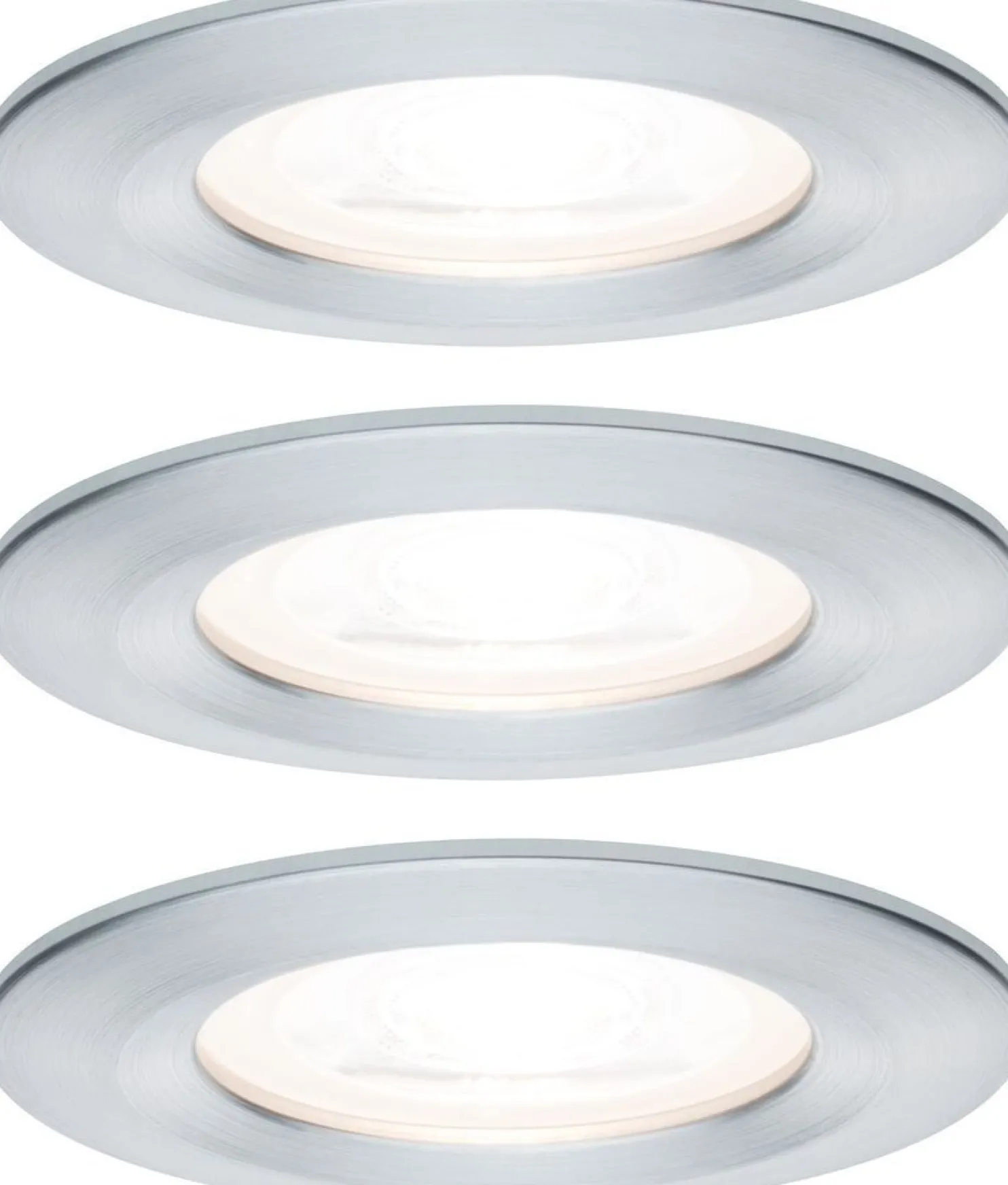 Upotettava LED-valaisin Paulmann Nova Rigid, 3kpl, IP44, Ø78mm, GU10, 6.5W, 460lm, 2700K, eri värejä