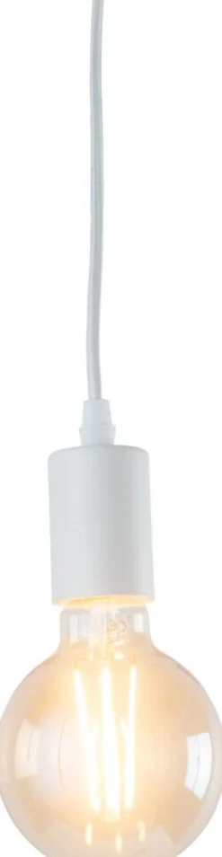 Valaisinripustusjohto Airam Leon, tekstiili, E27, Ø45 x 90mm, johto 2m