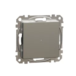 Valonsäädin/LED-painikesäädin Schneider Electric Wiser Exxact 100W RCL Zigbee metalli