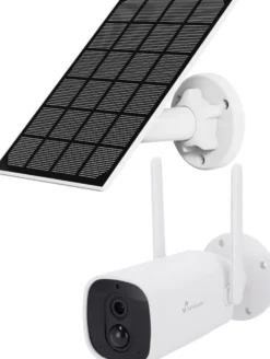 Valvontakamera Celotron Nivian Smart, sisäisellä akulla ja aurinkokennolla, 2MP FullHD 1080P resoluutiolla