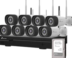 Valvontakamerapaketti Celotron Nivian Professional, 3MP, 8 kameraa, 16 kanavaa, 2Tb