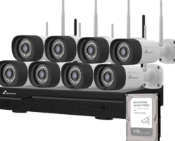 Valvontakamerapaketti Celotron Nivian Professional, 3MP, 8 kameraa, 16 kanavaa, 1Tb
