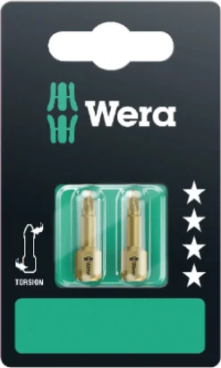 Vääntökärki Wera 855/1 TH, PZ 1, 2 kpl, 1x25mm