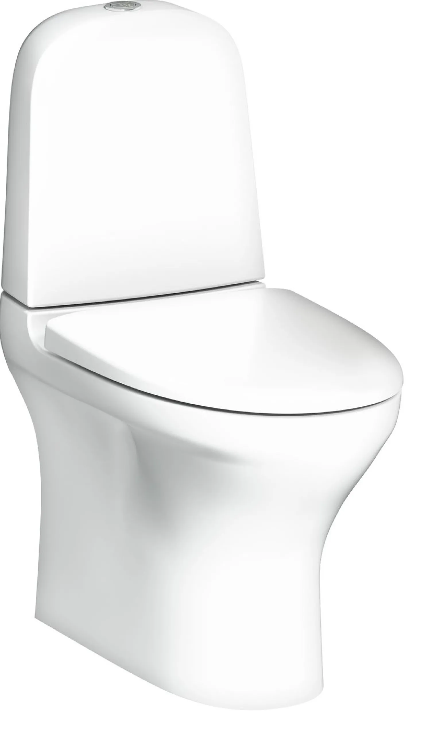 WC-istuin Gustavsberg Estetic, piilotettu S/P-lukko, Hygienic Flush, kaksoishuuhtelu, Soft Close -kannella, C+ liimakiinnitys, mattavalkoinen