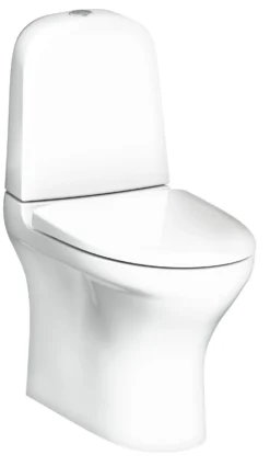 WC-istuin Gustavsberg Estetic, piilotettu S/P-lukko, Hygienic Flush, kaksoishuuhtelu, Soft Close -istuinkannella
