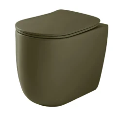 WC-istuin Kerasan Nolita 5318 Rimless S/P-lukko lattiamalli matta eri värejä