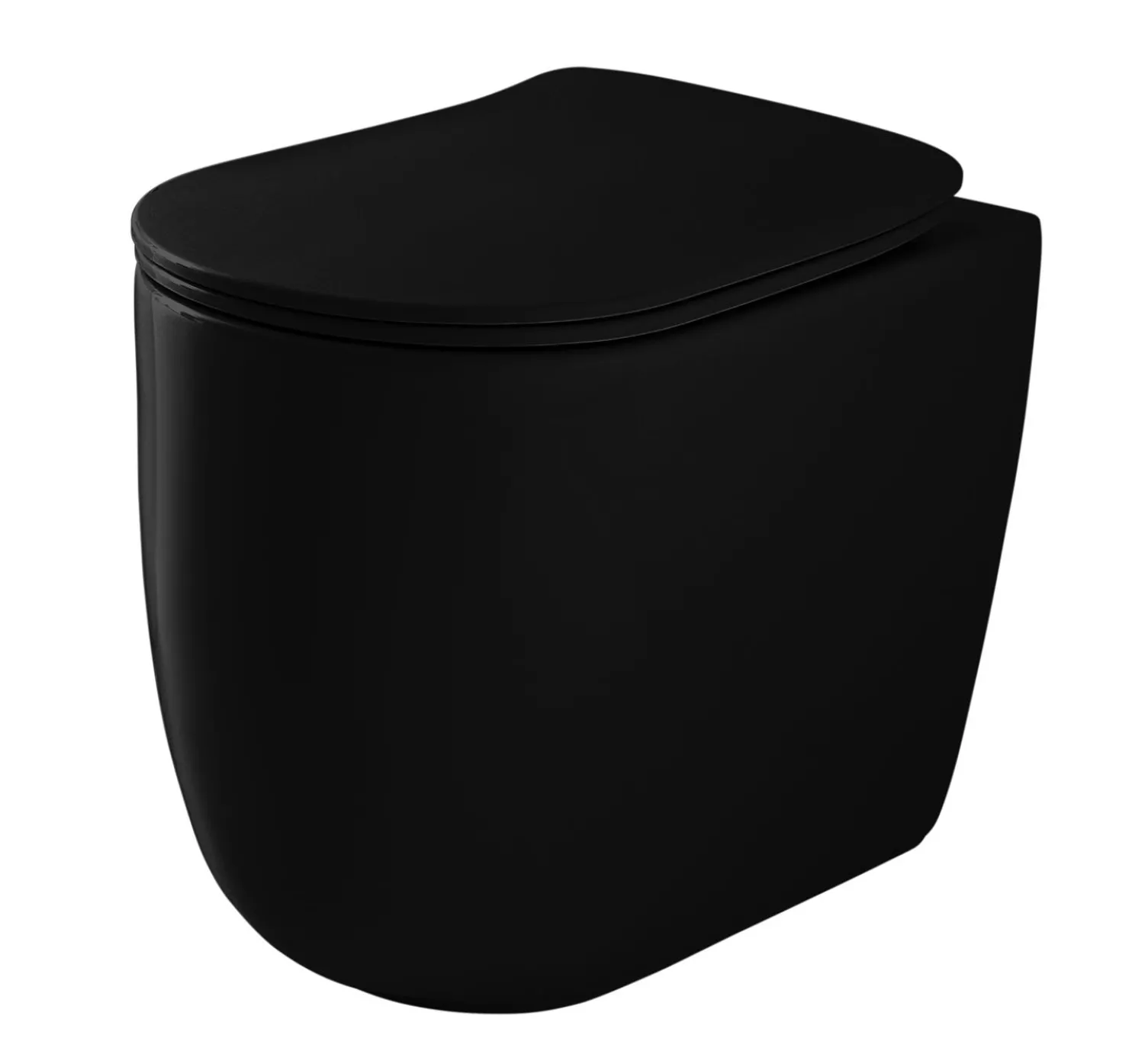 WC-istuin Kerasan Nolita 5318 Rimless S/P-lukko lattiamalli matta eri värejä