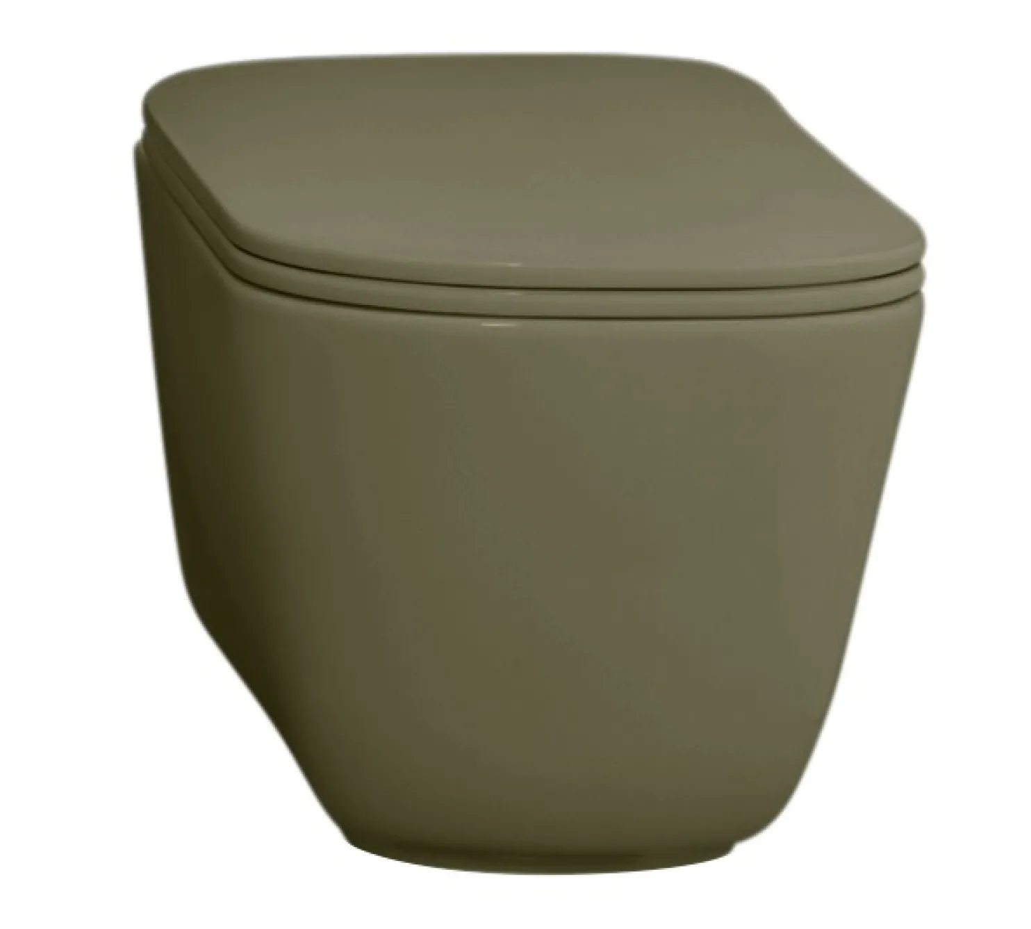 WC-istuin Kerasan Tribeca Rimless 5118 lattiamalli S/P-lukko matta eri värejä