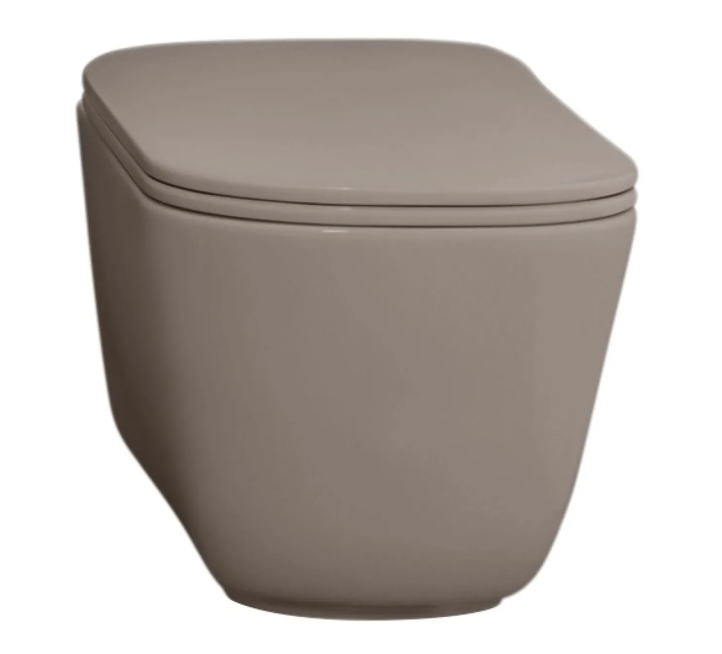 WC-istuin Kerasan Tribeca Rimless 5118 lattiamalli S/P-lukko matta eri värejä