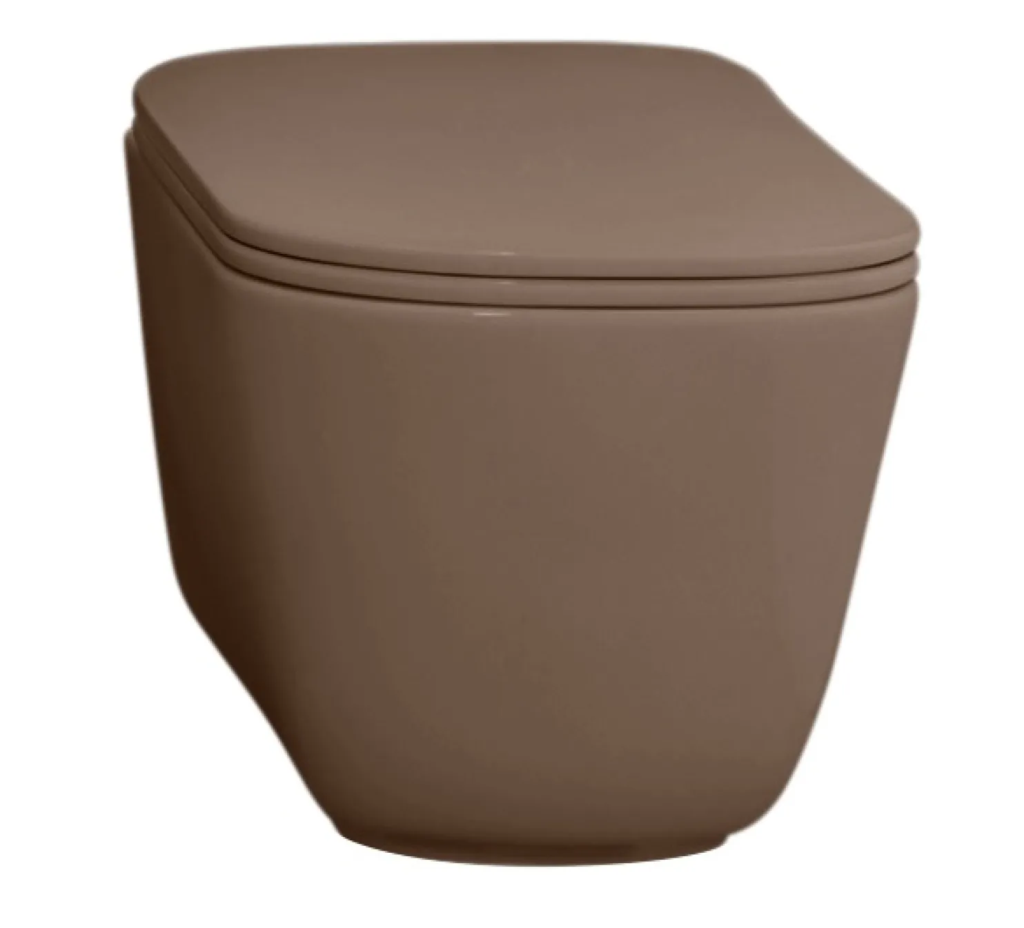 WC-istuin Kerasan Tribeca Rimless 5118 lattiamalli S/P-lukko matta eri värejä