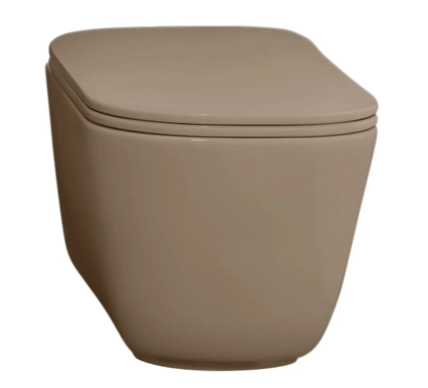 WC-istuin Kerasan Tribeca Rimless 5118 lattiamalli S/P-lukko matta eri värejä