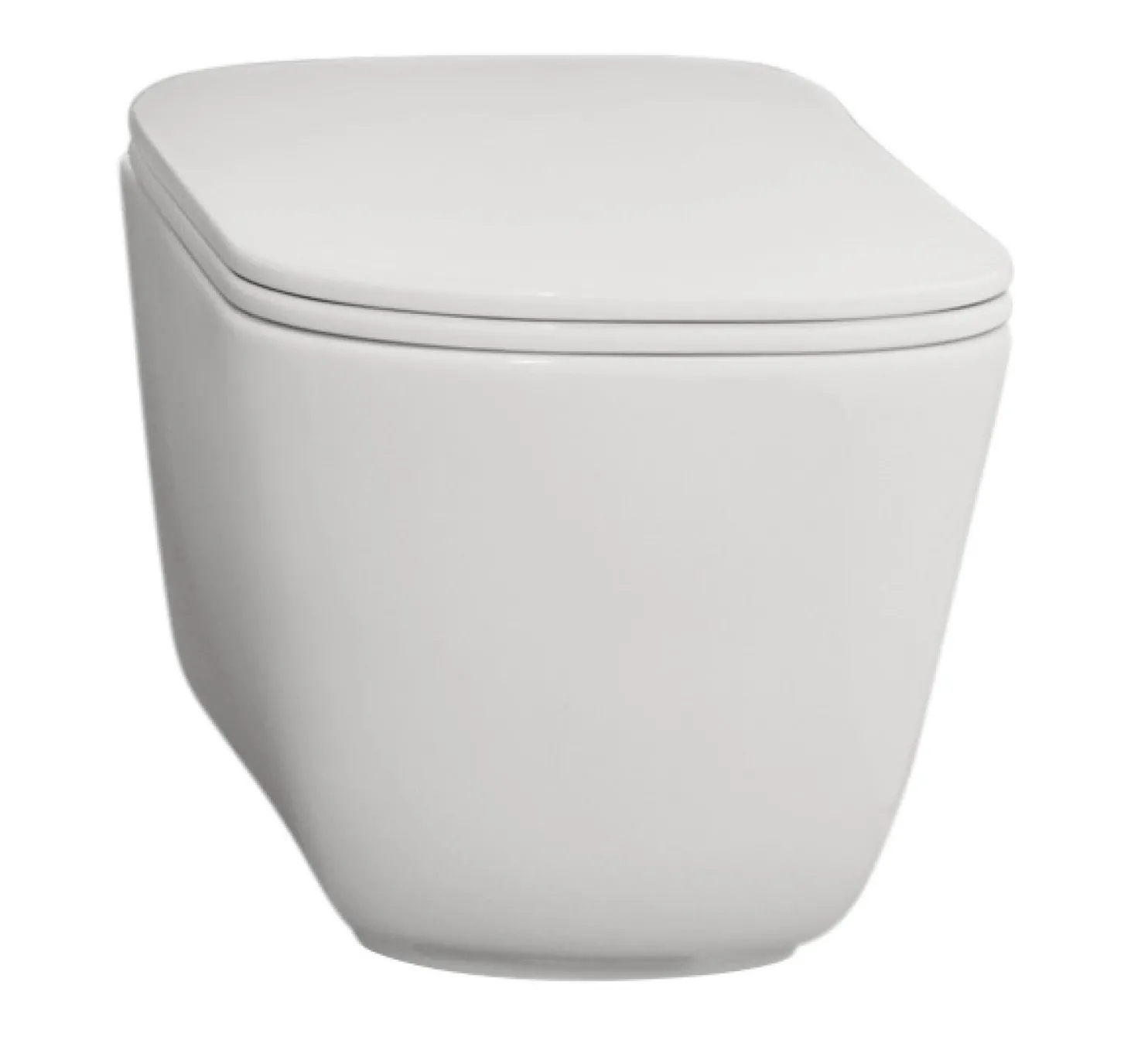 WC-istuin Kerasan Tribeca Rimless 5118 lattiamalli S/P-lukko matta eri värejä