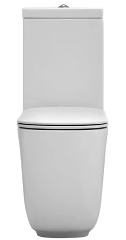 WC-istuin Kerasan Tribeca Tech 3/6l kaksoishuuhtelu S/P-lukko valkoinen