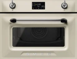 Yhdistelmämikroaaltouuni Smeg SO4902M1P 60cm beige