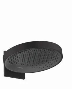 Yläsuihku Hansgrohe Rainfinity 360 1jet PowderRain, piiloasennus seinään, mattamusta