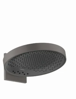 Yläsuihku Hansgrohe Rainfinity 360 3jet PowderRain, piiloasennus seinään iBoxilla, harjattu musta kromi