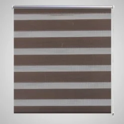 Zebra rullakaihdin 60 x 120 cm kahvinruskea