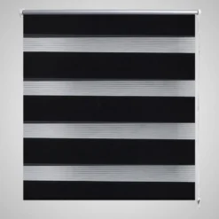 Zebra rullakaihdin 80 x 150 cm musta